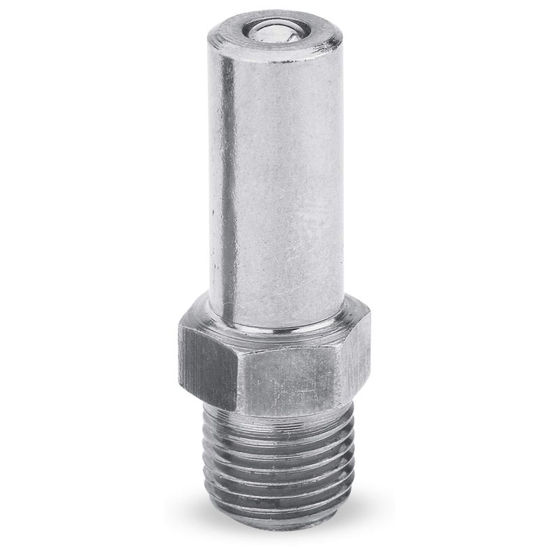 LUMAX حلمة حشو مسدس شحم ذكر من نوع LX-1420 فضية 1/8 بوصة. للاستخدام مع مضخة ملء الشحم LX-1302. يستخدم لتعبئة مسدسات الشحم اليدوية بالجملة. - Image 1